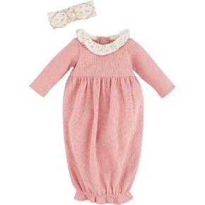 Mud Pie Baby Dusty Pink Take-Me-Home Set; 0-3M