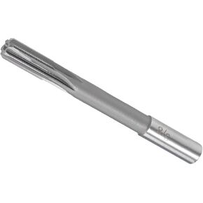 Chucking Reamer, 3/8 Cutting Diameter 6 Flutes H8, High Speed Steel Round Shank Reaming Drill Bit - (Applications: for Aluminum Iron Copper Plastic Wood)