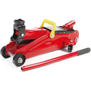 BIG RED AT82012U-1 Torin Hydraulic Trolley Service/Floor Jack with Blow Mold Carrying Storage Case, 2 Ton (4,000 lb.) Capacity, Blue