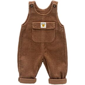 Baby Boys Girls Overalls Infant Toddler Suspender Straps Jumpsuit Romper Outfits Corduroy Adjustable Button Pants