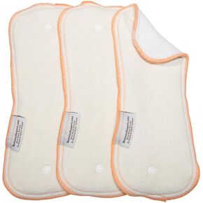 Buttons Hemp/Organic Cotton Diaper Inserts - Daytime - 3 Pack (Small)
