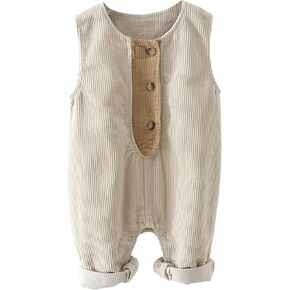 Happy Cherry Baby Boy Girls Corduroy Overalls Toddler Bib Pants Infant Suspender Jumpsuit Romper Fall Outfit