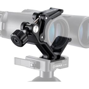 FANAUE S3 Binocular Tripod Mount Adapter with 1/4" & 3/8" Screw and ARCA Quick Release Binocular Tripod Mount, Compatible with Vortex Zeiss Nikon Swarovski Leica Leupold Bushnell Binoculars.