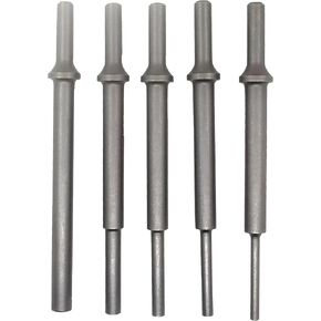 مجموعة انجراف مطرقة هوائية قياسية طويلة جدًا 7 بوصة (177 مم) 401، لقم ثقب 3/16 بوصة إلى 1/2 بوصة متوافقة مع ATD-5736 لإزالة البراغي المتآكلة أو الدبابيس الطويلة (5 قطع) in Kuwait