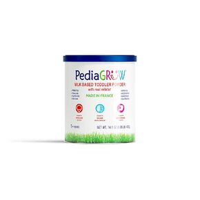 Toddler Nutritional Milk Powder 14.1oz, Grass-Fed French Milk, High DHA & Iron, Natural Prebiotics for Growth & Immune Support, Non-GMO, Gluten-Free, Toddler Nutritional Drink, Ages 1+ Years