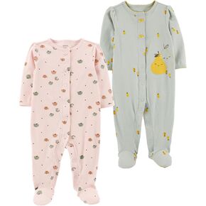Carter's Girls' 2-Pack Cotton Sleep and Play