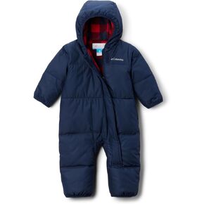 Columbia Baby Snuggly Bunny II Bunting, Collegiate Navy/Mountain Red Check, 3/6