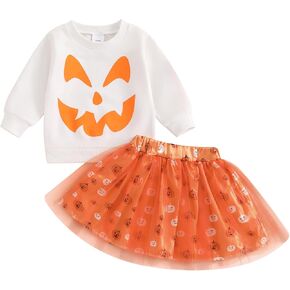 ZyHwShine Toddler Girl Christmas Outfit Santa Long Sleeve Sweatshirt Tulle Tutu Skirt Dress 2T 3T 4T Toddler Winter Clothes