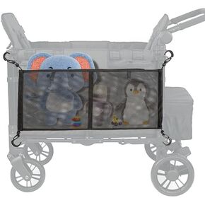 Stroller Wagon Cargo Net Organizer,Baby Stroller Storage Bag Mesh Cargo Net,Stroller Wagon Accessories Compatible with Wonderfold All W-Series Models