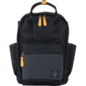 Elkin Sustainable Diaper Bag Backpack - Black