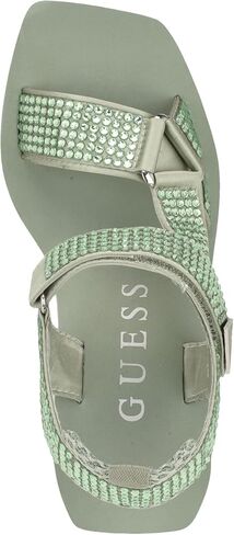Guess Women's DAWSIN Sandal, Black 001, 8 in Saudi Arabia