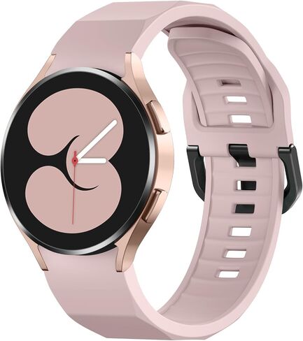 Maledan No Gap Bands Compatible with Samsung Galaxy Watch 7 FE 6 4 5 Band 40 44mm, Galaxy Watch 5 Pro Band 45mm, Galaxy Watch 4 6 Classic Band, 20mm Soft Silicone Sport Strap Replacement Women Men in Saudi Arabia