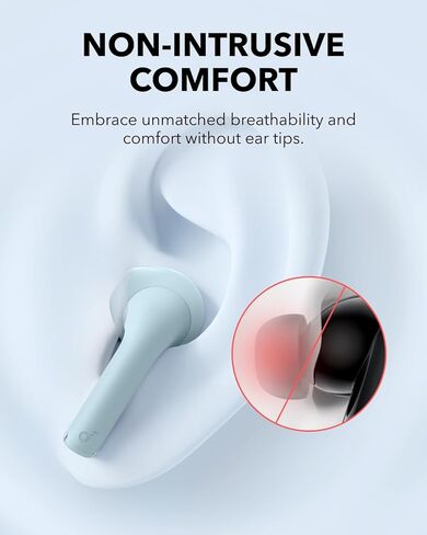 Soundcore K20i by Anker, Semi-in-Ear Earbuds, Bluetooth Wireless, 36H Playtime, Fast Charge, Clear Sound, Comfortable Fit, ENC 2-Mic Clear Calls, Custom EQ, IPX5, Bluetooth 5.3, App Control in Saudi Arabia