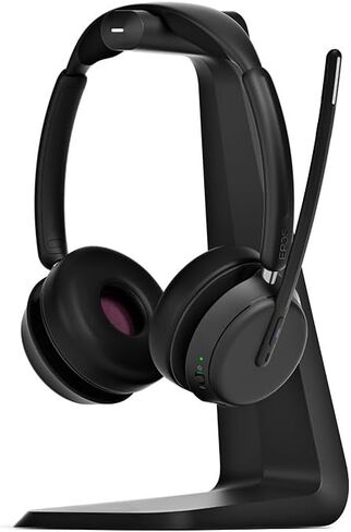 EPOS IMPACT 1030 Single-Sided Wireless Headset - Superior Sound Quality, AI for Enhanced Clarity, Comfortable for All-Day Use, Ideal for Office Professionals in Saudi Arabia