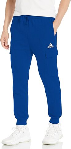 بنطال Adidas Essentials Fleece Cargo - رجالي كاجوال 4XL رمادي متوسط ​​أسود منقط in Saudi Arabia