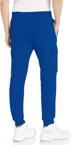 بنطال Adidas Essentials Fleece Cargo - رجالي كاجوال 4XL رمادي متوسط ​​أسود منقط in Saudi Arabia