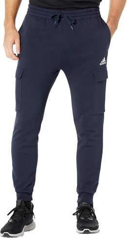 بنطال Adidas Essentials Fleece Cargo - رجالي كاجوال 4XL رمادي متوسط ​​أسود منقط in Saudi Arabia