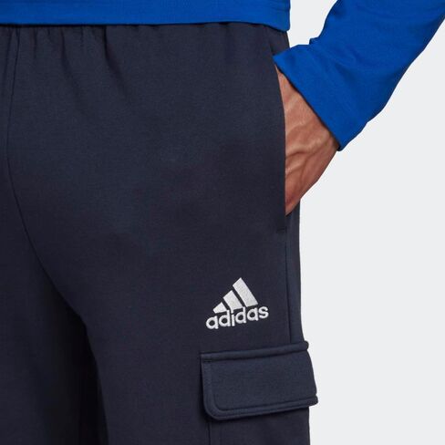 بنطال Adidas Essentials Fleece Cargo - رجالي كاجوال 4XL رمادي متوسط ​​أسود منقط in Saudi Arabia