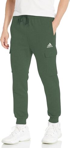 بنطال Adidas Essentials Fleece Cargo - رجالي كاجوال 4XL رمادي متوسط ​​أسود منقط in Saudi Arabia