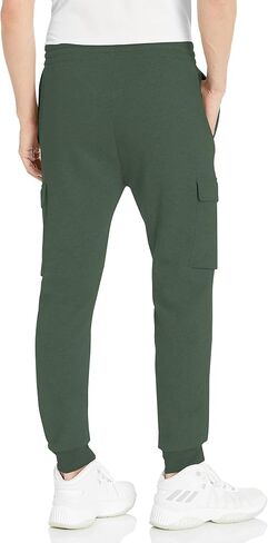 بنطال Adidas Essentials Fleece Cargo - رجالي كاجوال 4XL رمادي متوسط ​​أسود منقط in Saudi Arabia