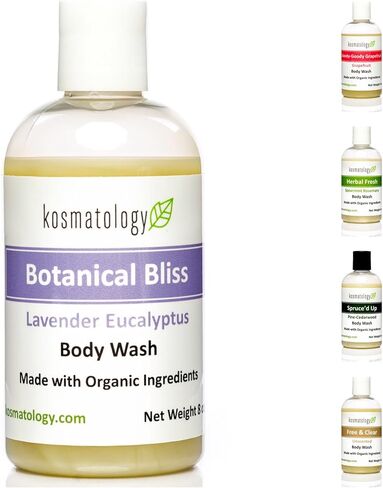 Botanical Bliss (Lavender-Eucalyptus) Organic Body Wash, 8 fl oz in Saudi Arabia