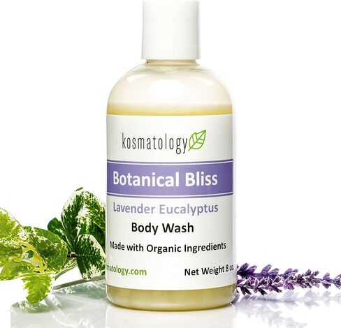 Botanical Bliss (Lavender-Eucalyptus) Organic Body Wash, 8 fl oz in Saudi Arabia