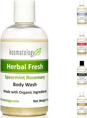 Botanical Bliss (Lavender-Eucalyptus) Organic Body Wash, 8 fl oz in Saudi Arabia