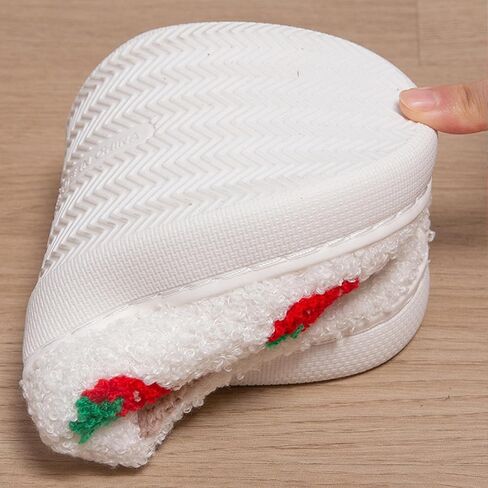 House Slippers for Women, Animal Fruit Slipper with Cat Highland Cow Dog Strawberry Flower Heart, Adult House Shoes with Checker Rainbow Evil Eyes, Winter Fuzzy Bedroom Slides, Soft Cute Cozy in Saudi Arabia