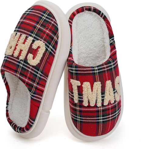 شباشب نسائية من WateLves من الإسفنج الذكي الدافئ مريحة ولطيفة للمنزل وخفيفة الوزن وخفيفة الوزن لعيد الميلاد in Kuwait