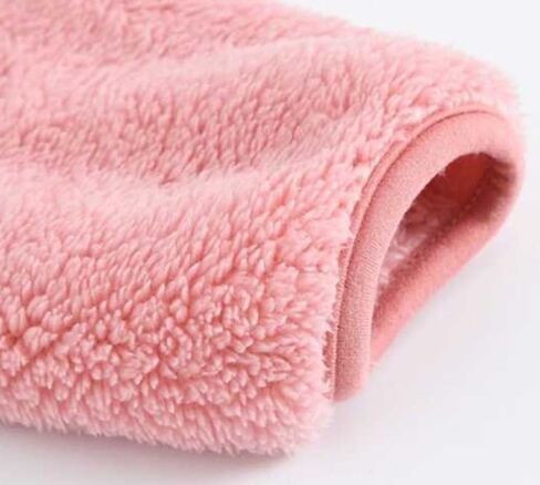 Baby & Toddler Girls Hooded Jacket Fleece Hoodie Winter, Spring, Autumn Warm Solid Color Coat with Cute Bear Ear Sweater in Saudi Arabia