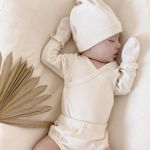 SuperSoft Baby Mittens, Bamboo Viscose Infant Newborn Mittens for Girls Boys No Scratch Gloves 6 Pack in Saudi Arabia