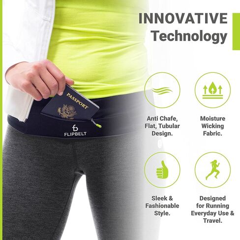 FlipBelt Zipper - White - XXL, White, X-Large-XX-Large in Kuwait