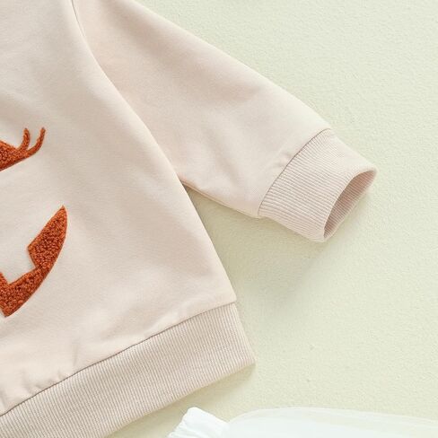 Toddler Baby Girl Christmas Outfit Long Sleeve Crewneck Sweatshirt Gingerbread Tulle Skirt Set Girls Christmas Dress in Kuwait