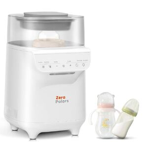 Baby Bottle Warmer,8-In-1 Bottle Warmer For Breastmilk,Low Temperature Preservation,Thawing,Heating,Keeping Warm,Timing Functions,Bottle Warmers For All Bottles,Newborn Essentials Must Have