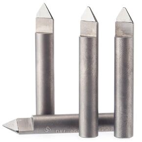 1PC 6mm CNC Router End Mill Diamond PCD Tools Stone Hard Granite Cutting Engraving Bits 45 Degree PCD Cutter (3688)