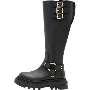 AllSaints Women's Jade Biker Boot Knee High