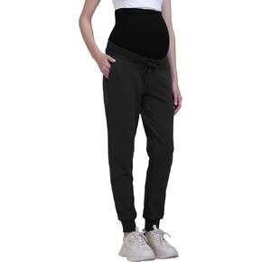 المرأة الأمومة ركض صوف مبطن Sweatpants الحوامل قابل للتعديل الرباط السراويل الأمومة غير رسمية اليوغا الصالة الرياضية