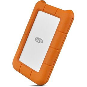 LaCie Rugged Secure 2TB External Hard Drive Portable HDD – USB-C USB 3.0 Drop Shock Dust Rain Resistant Computer Desktop Workstation Laptop Hardware Encryption, 1 Month Adobe CC (STFR2000403)