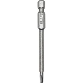 TT27 Torx Screwdriver Bit with Hole, 10pcs Magnetic Torx Head Screwdriver Bits, Length 75mm, Silver