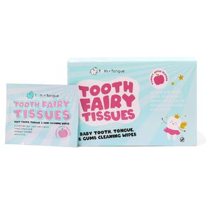 Baby Tooth Wipes - Oral Care Gum & Teeth Wipes for Teething Relief & Cleaning Infants & Toddlers - Xylitol Baby Wipes for Ages 0-36 Months (Apple Flavor, 100 Count)