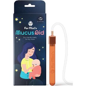 Mucus Aid Baby Nasal Aspirator, Gentle Relief for Stuffy Noses, Safe for Newborns & Toddlers, Hygienic & Easy to Clean