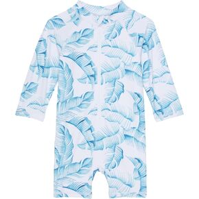 Janie and Jack Long Sleeve Rashguard Swimsuit (Infant)