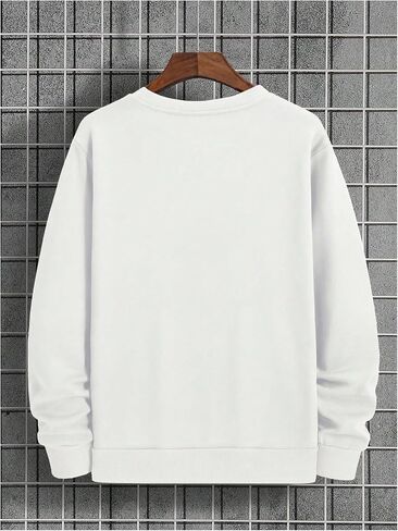 GORGLITTER Men's Bear Graphic Sweatshirts Round Neck Long Sleeve Pullover Tops Hoodie in Saudi Arabia