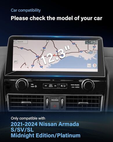 2Pcs 7" Screen Protectors for Polaris RZR PRO XP/R Turbo Sportsman Ranger General Xpedition Ride Command Snowmobile 7S 2019-2024 9H Tempered Glass - Matte/Anti-glare/Anti-fingerprint in Kuwait