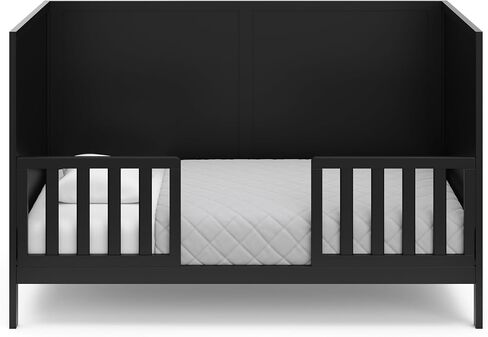 مجموعة أساسيات حضانة Graco Theo Crib and Mattress (أسود) - مرتبة سرير أطفال ومرتبة معتمدة من GREENGUARD Gold، أسرة مع مرتبة متضمنة، سرير أطفال قابل للتحويل، مراتب أطفال لسرير الأطفال in Saudi Arabia