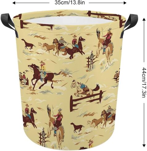 Western Aztec Cow Print Baby Laundry Hamper,Laundry Basket,Waterproof Storage Bin for Bedroom,Clothes Organizer Basket,Toys Box,Room Decor in Saudi Arabia