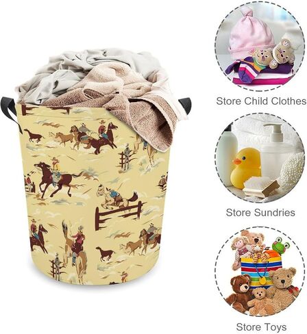 Western Aztec Cow Print Baby Laundry Hamper,Laundry Basket,Waterproof Storage Bin for Bedroom,Clothes Organizer Basket,Toys Box,Room Decor in Saudi Arabia