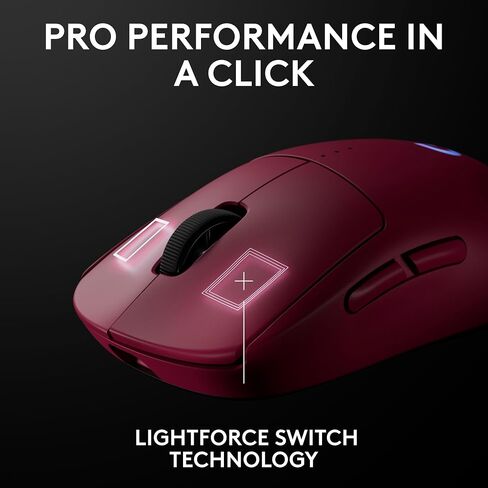 Logitech G PRO 2 Lightspeed Wireless Gaming Mouse, Right- or Left-Handed Mouse with up to 4 Customizable and Switchable Magnetic Side Buttons, 32k DPI Sensor, USB-C Charging, for PC/Mac - White in Saudi Arabia