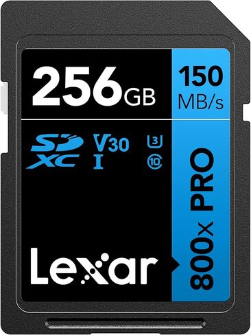 بطاقات Lexar عالية الأداء 800x 64GB (عبوتان) SDXC UHS-I، حتى 120MB/s Read، لكاميرا بوينت آند شوت، DSLR، كاميرا عالية الدقة (LSD080064G-B2NNU) in Kuwait