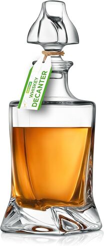 NutriChefKitchen Home Bar Whiskey Decanter,Whiskey Glass Decanter Aerator Set with Four 750ml Whiskey Glasses,Elegant Home Bar,Tabletop Accent Decoration,Separates Sediment Effectively Before Pouring in Saudi Arabia